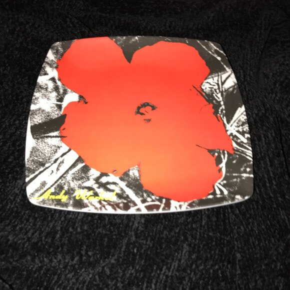 Andy Warhol- "Flowers" Art Plates - Melamine - Set of 10 - Wall Art/Everyday Use - Picture 10 of 15